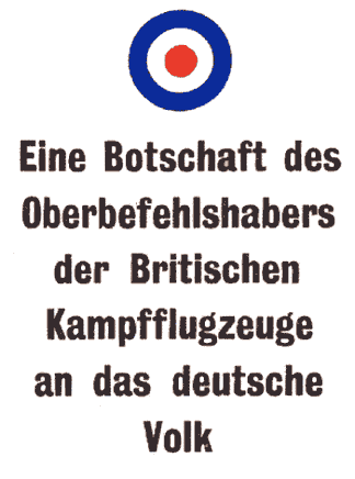 Propagandaflugblatt